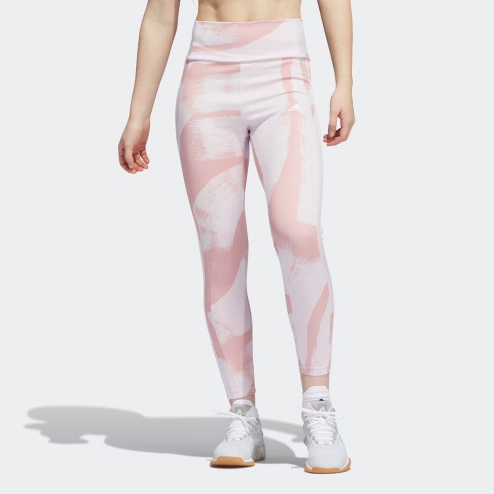 NWT Adidas Designed To Move Graphic High-Waist Tights